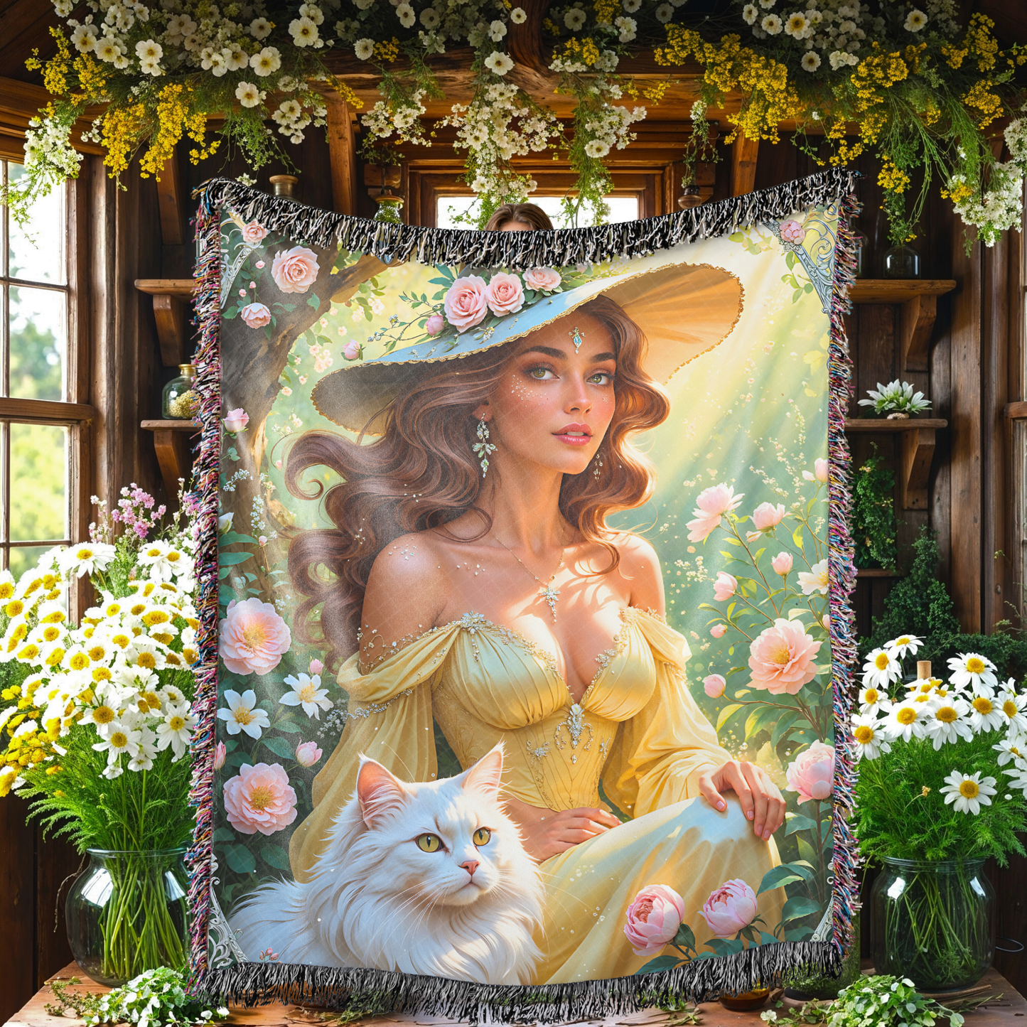 Witch Woven Blanket