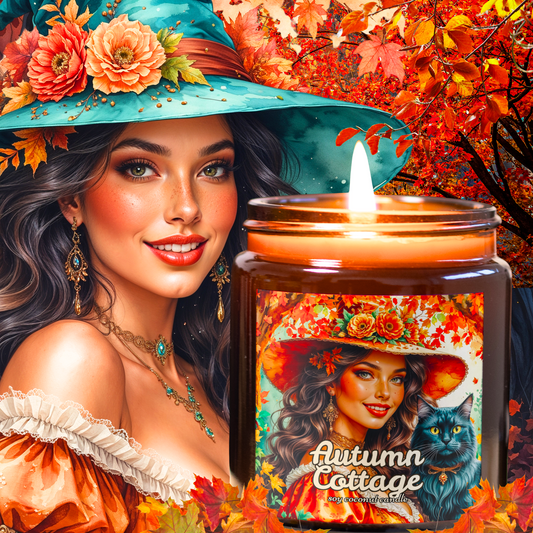 Cozy Autumn Cottage Soy Candle