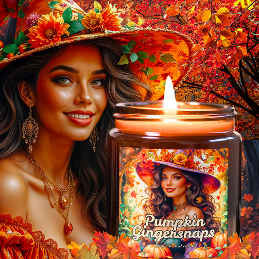 Pumpkin Gingersnaps Soy Candle
