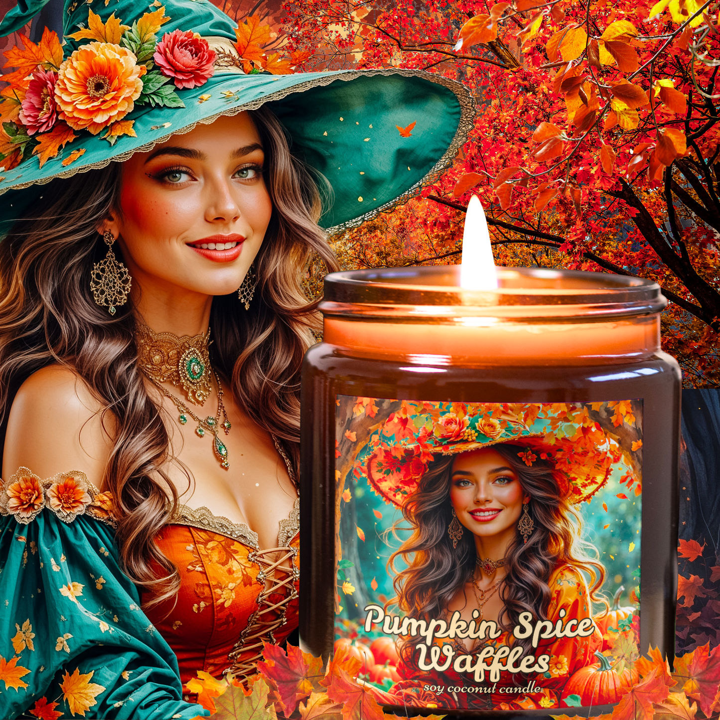 Pumpkin Spice Waffles Soy Candle