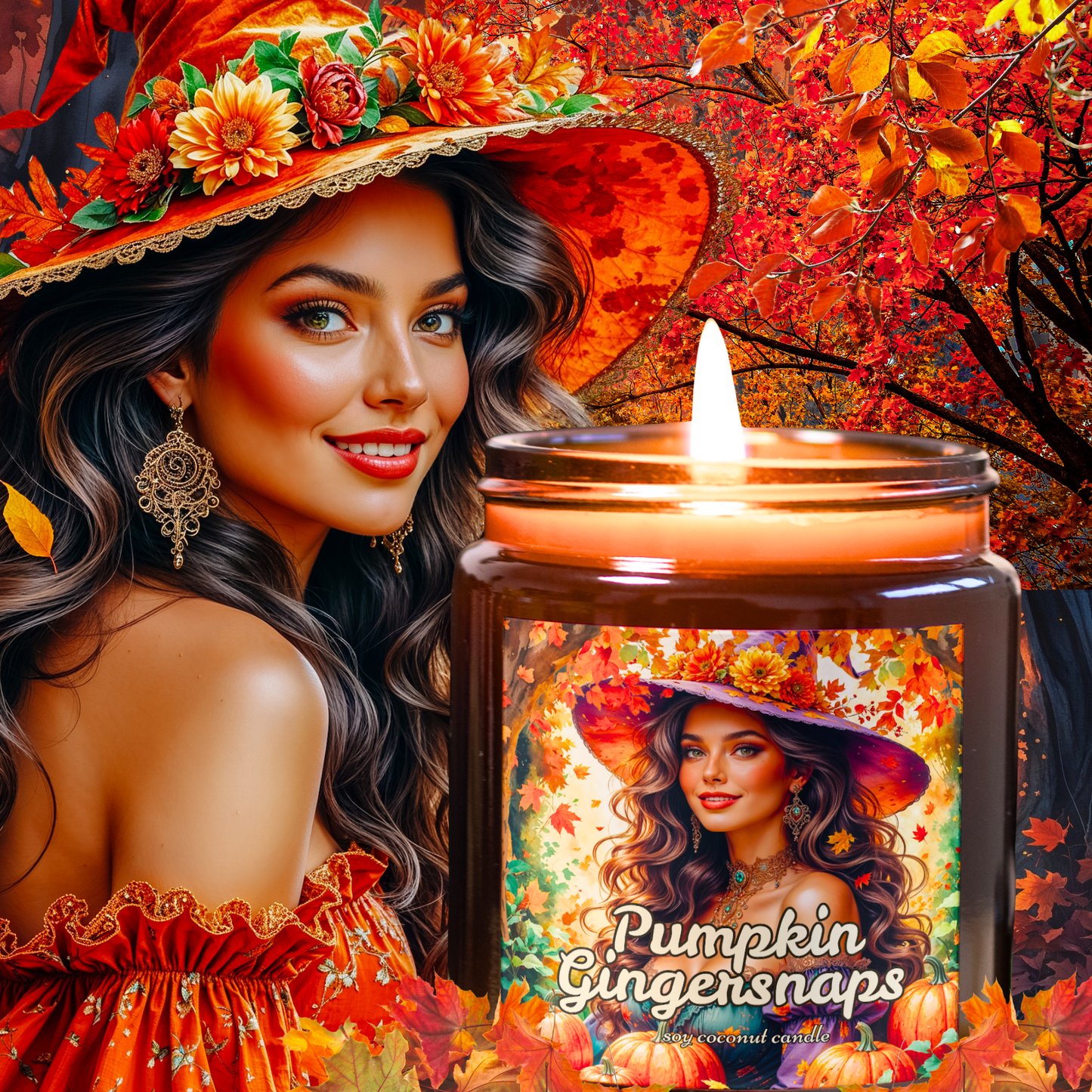 Pumpkin Gingersnaps Soy Candle