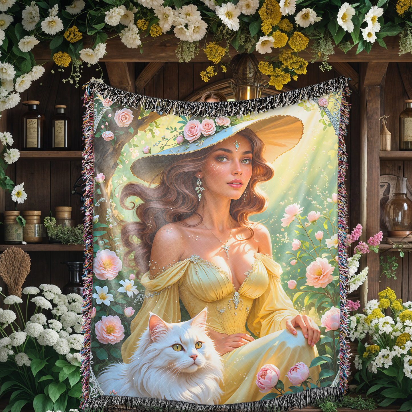Witch Woven Blanket