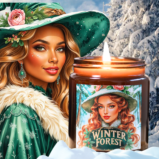 Winter Forest Candle