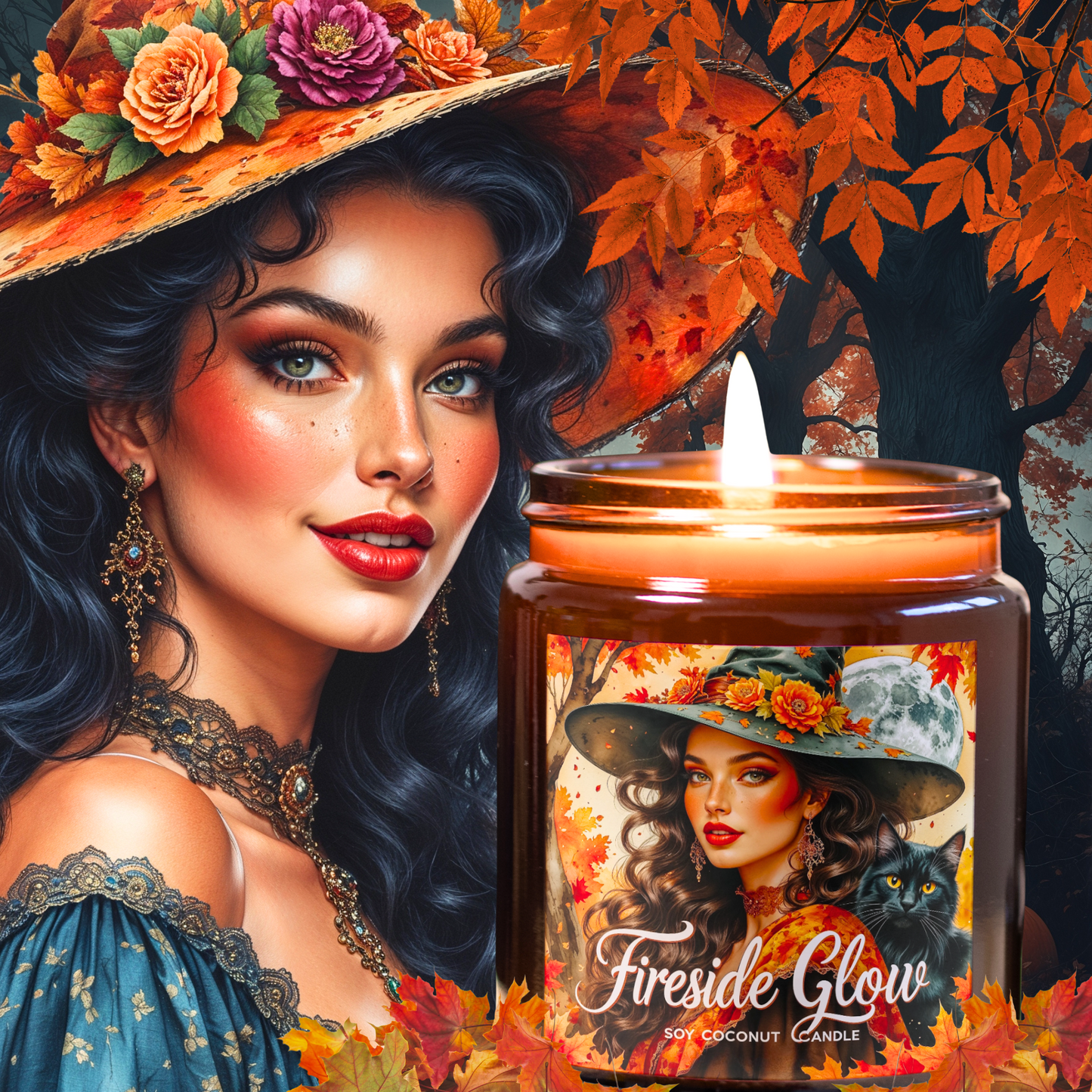 Fireside Glow Soy Candle