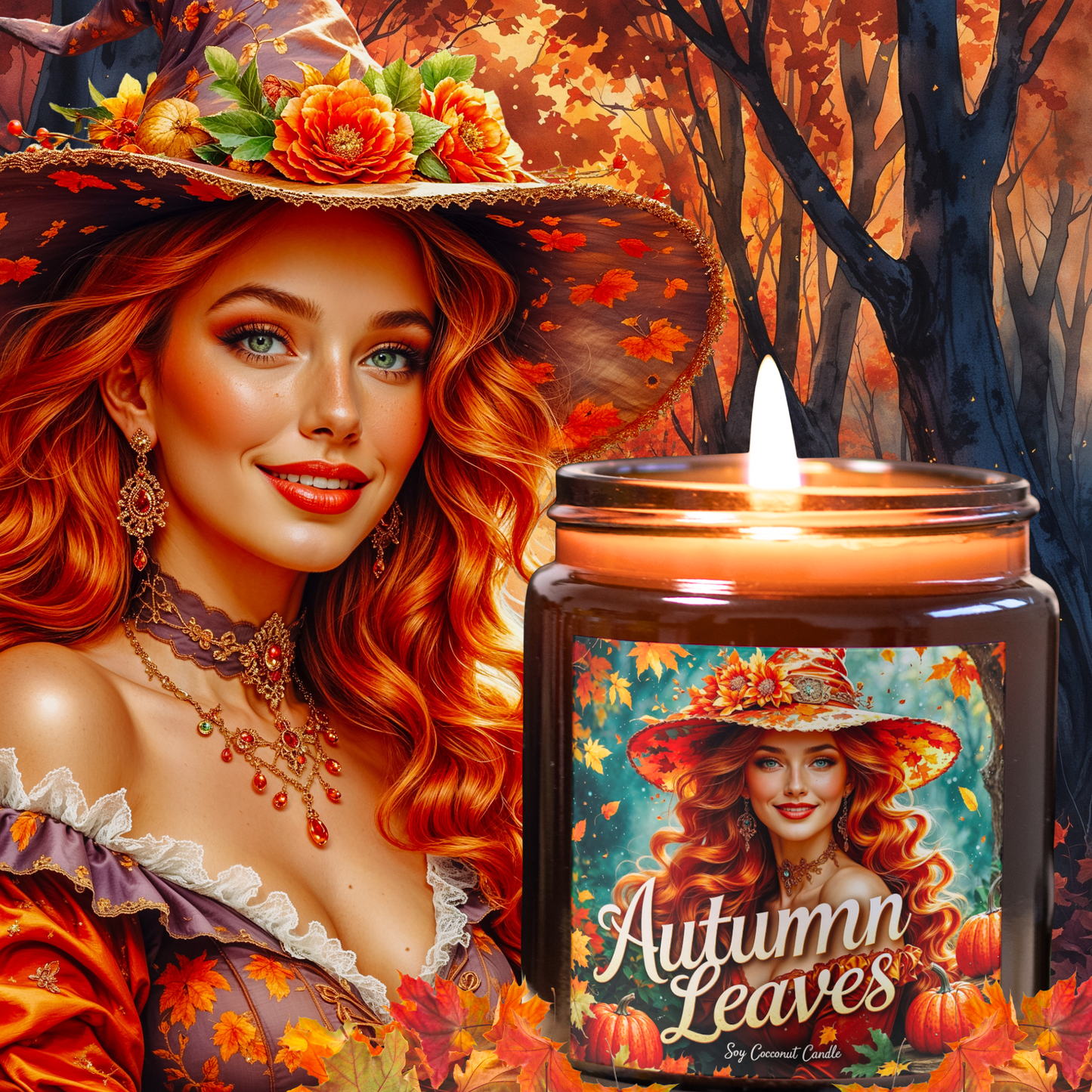 Autumn Leaves Soy Candle