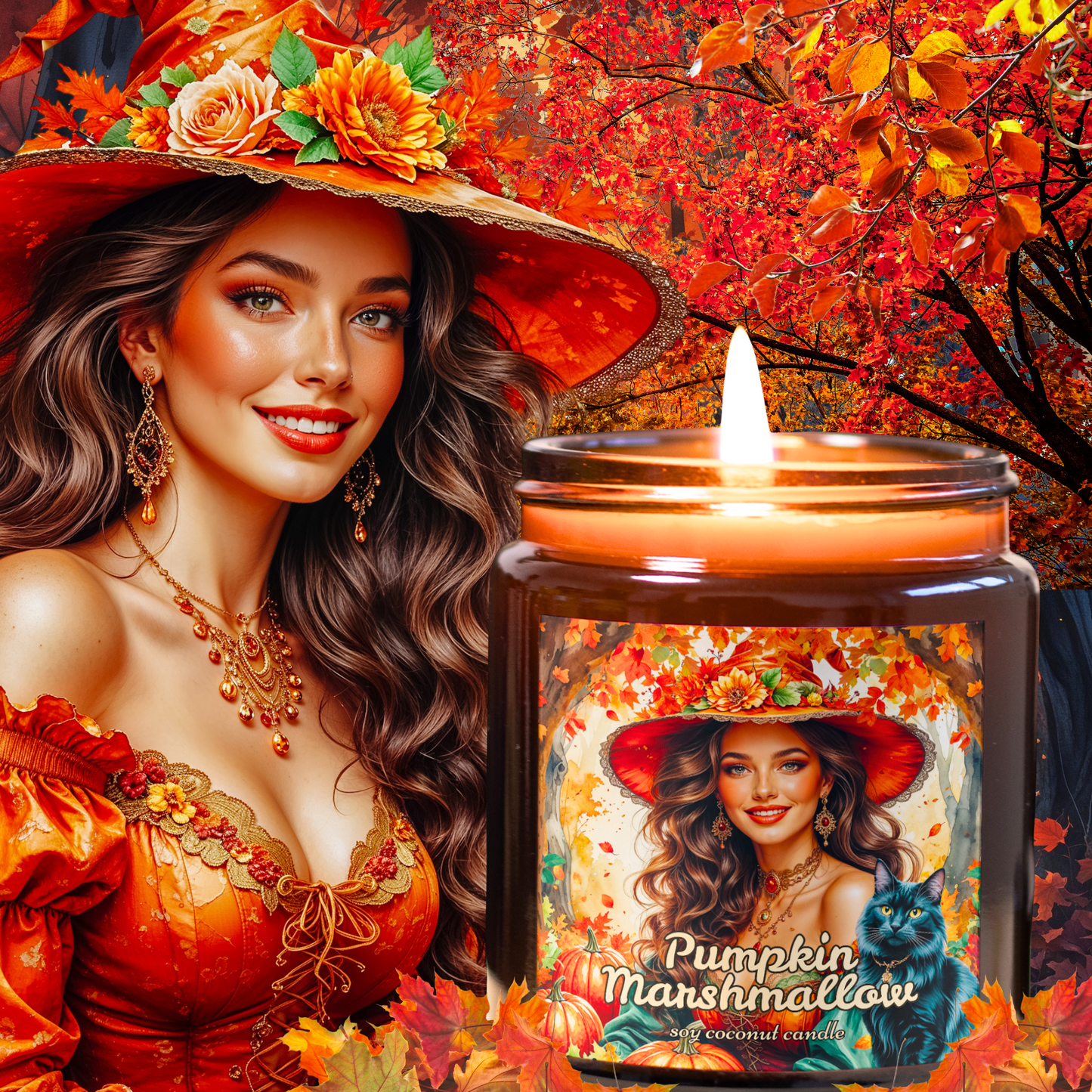 Marshmallow Pumpkin Soy Candle