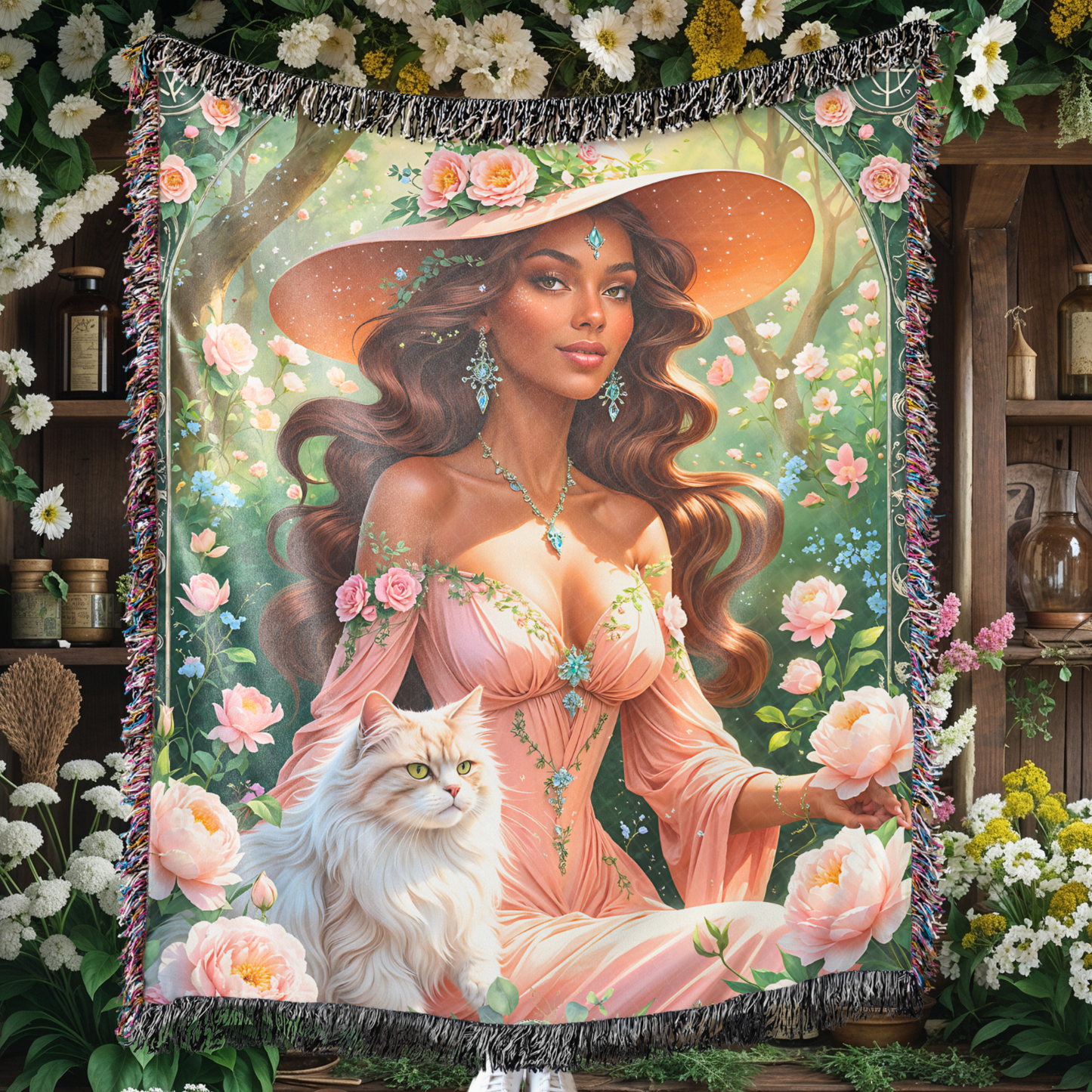 Witch Woven Blanket