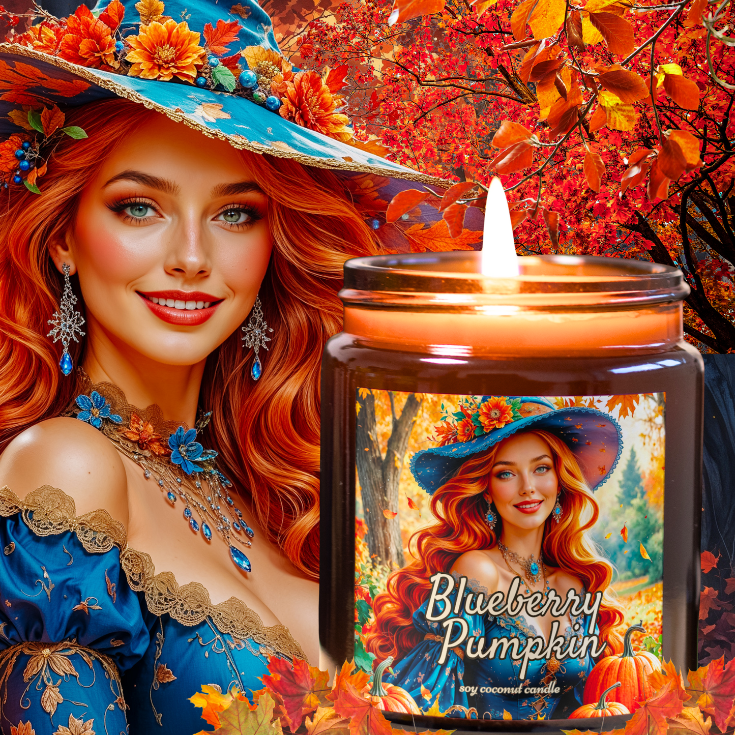 Blueberry Pumpkin Soy Candle