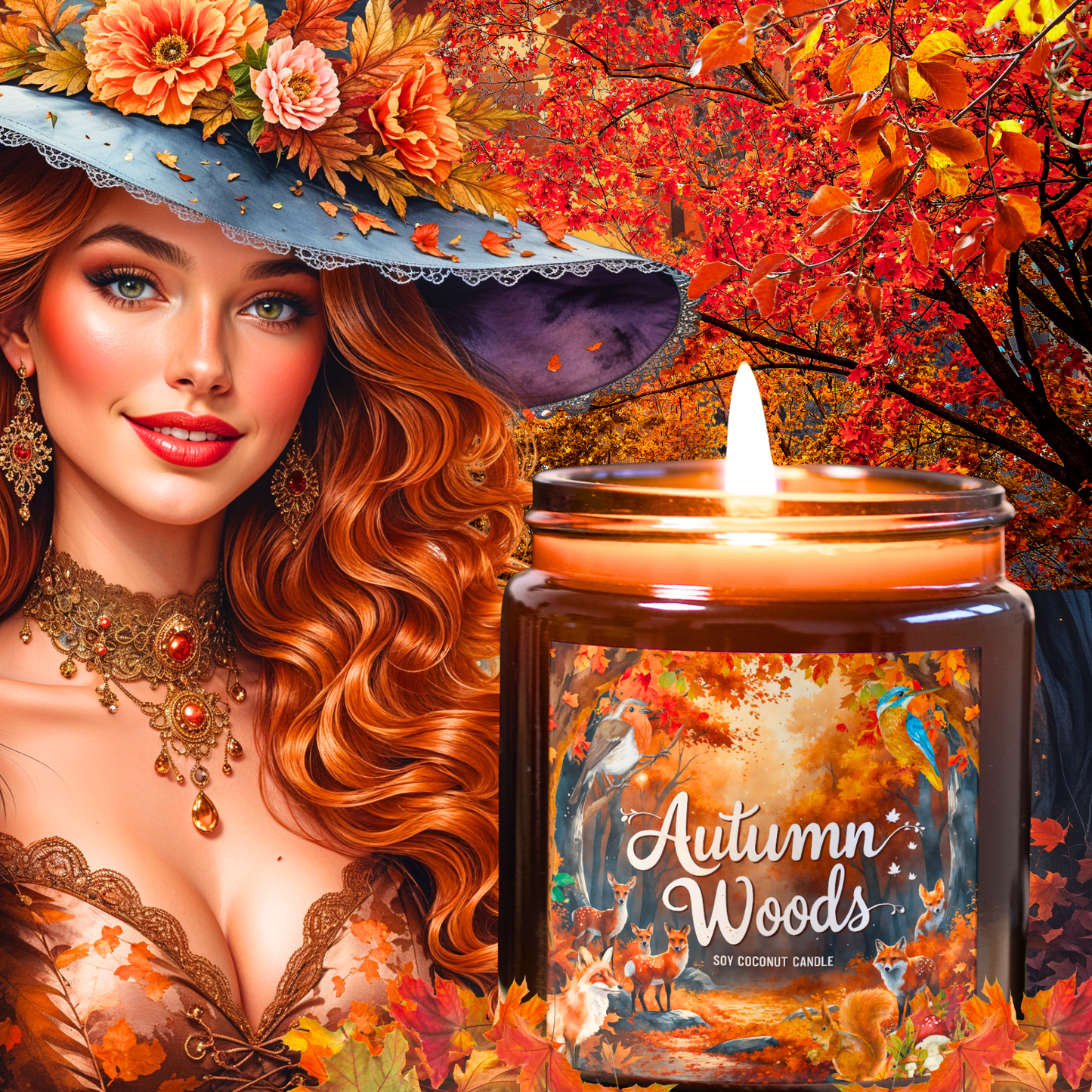Autumn Woods Soy Candle
