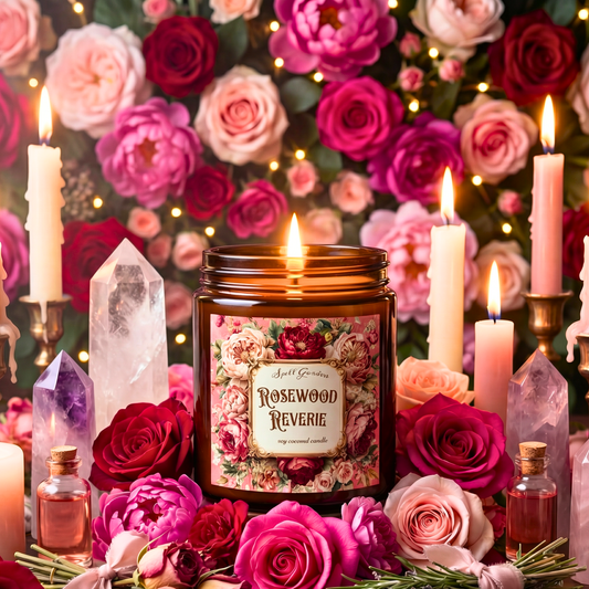 Sandalwood Rose Love Manifestation Candle