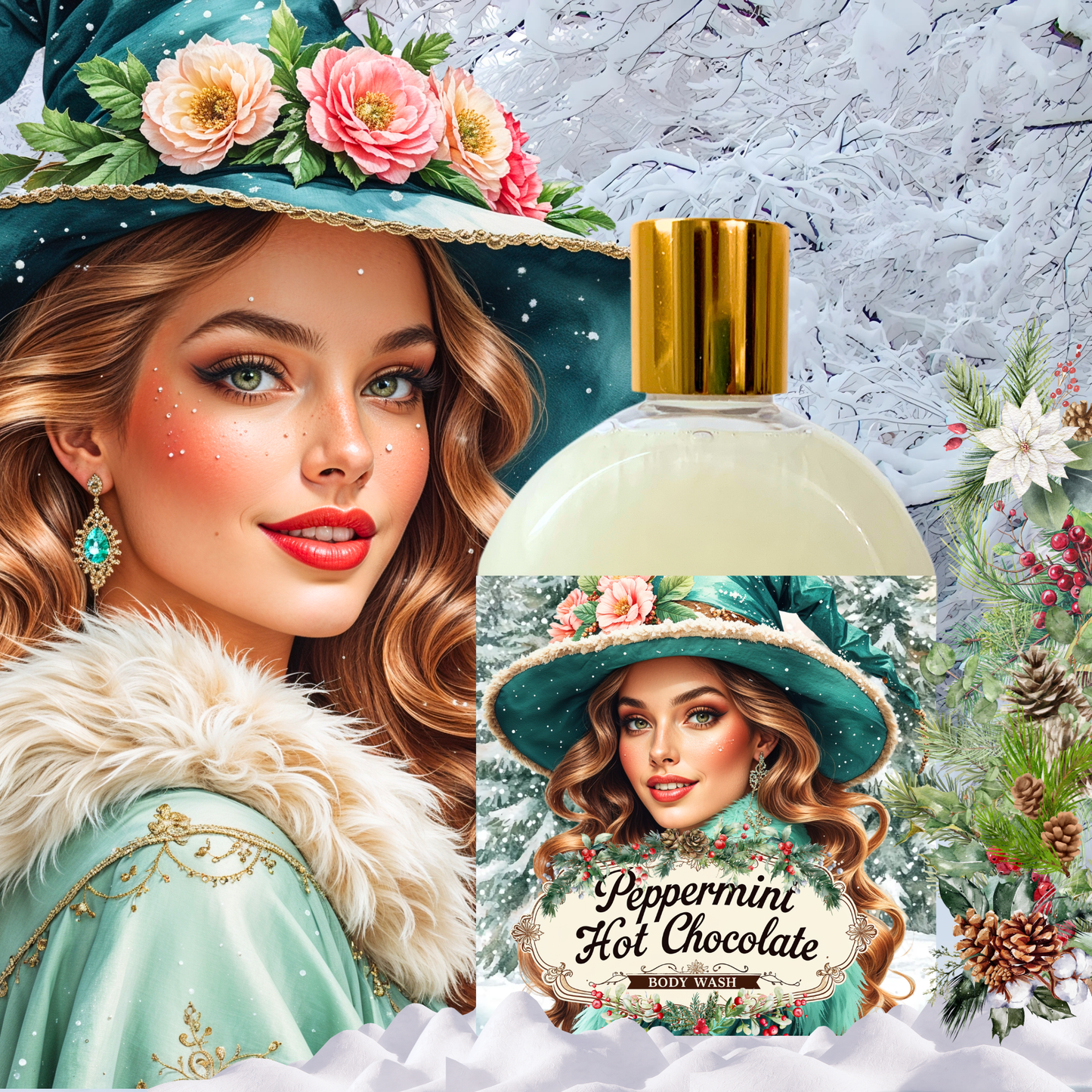 Peppermint Hot Chocolate Body Wash