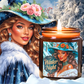 Winter Night Candle