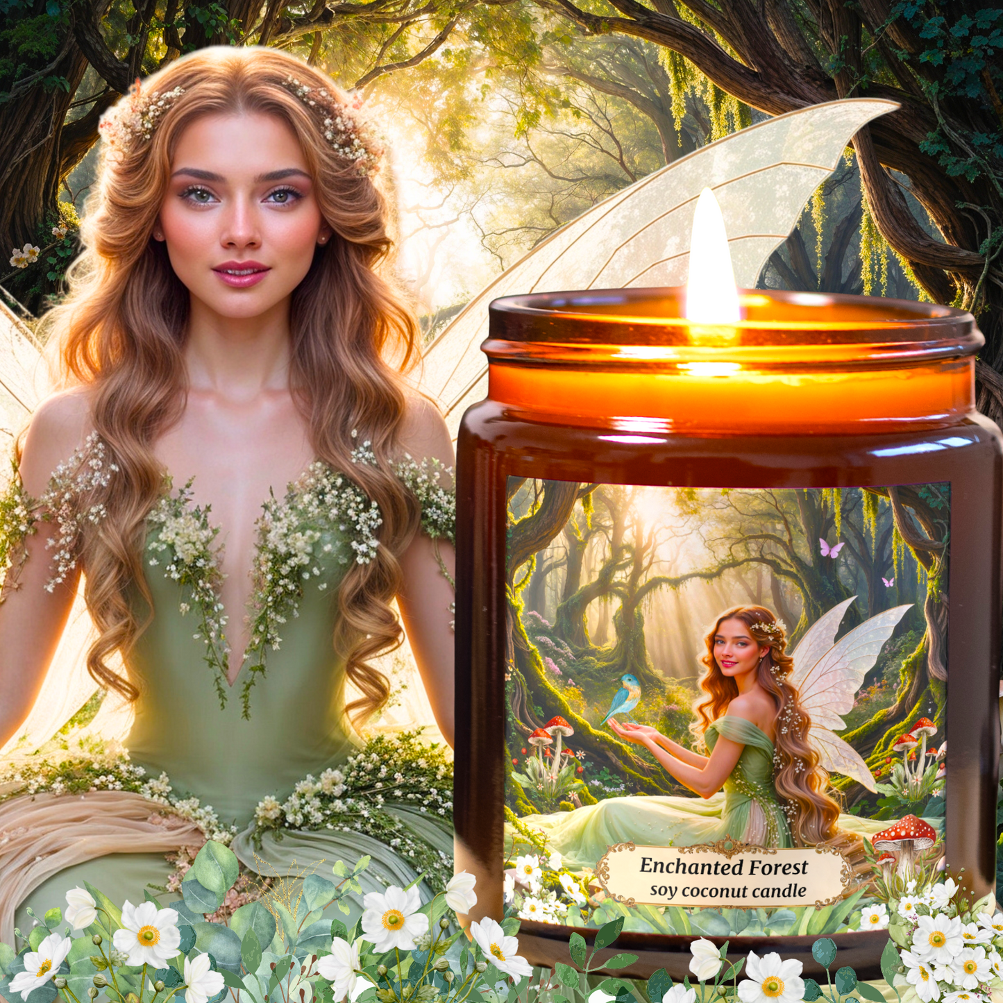 Enchanted Forest Soy Coconut Candle