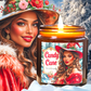 Candy Cane Candle