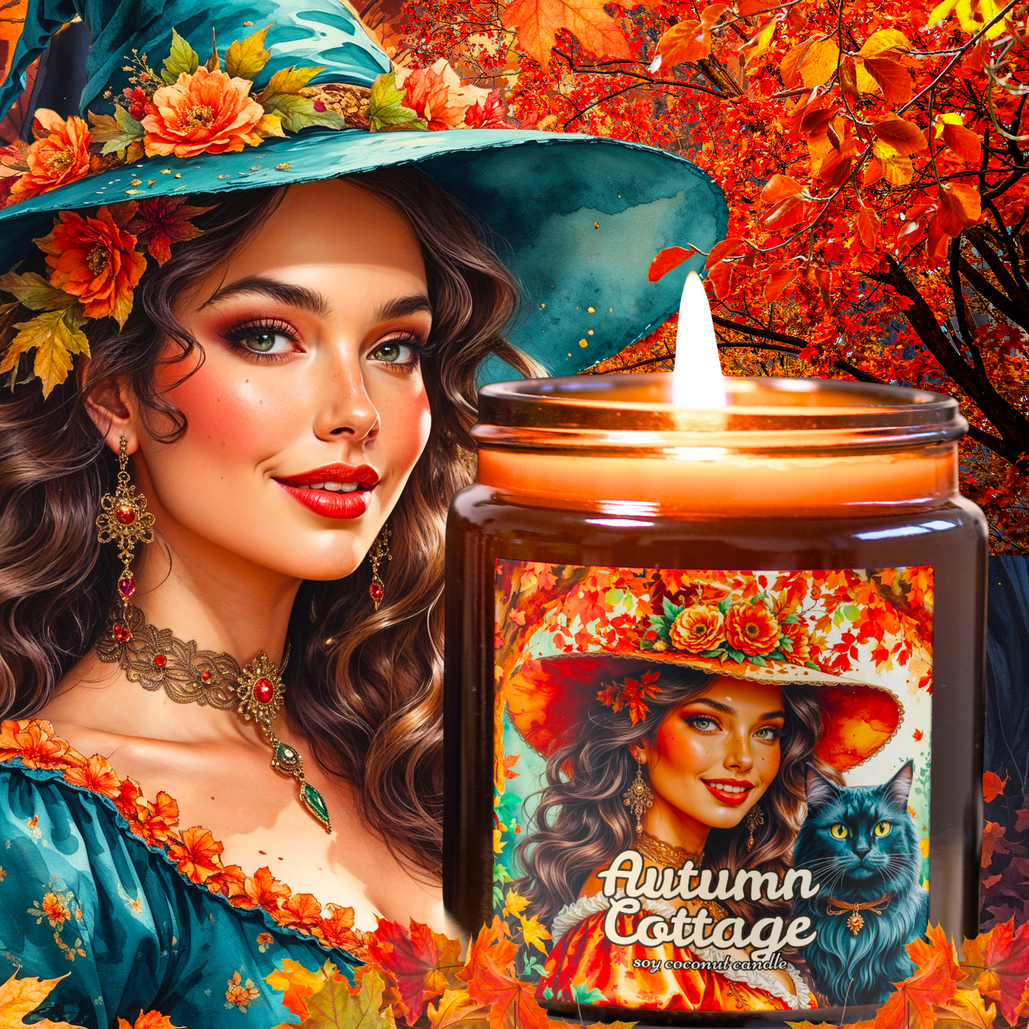 Cozy Autumn Cottage Soy Candle