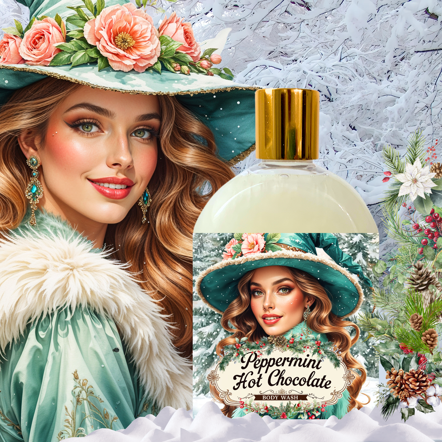 Peppermint Hot Chocolate Body Wash