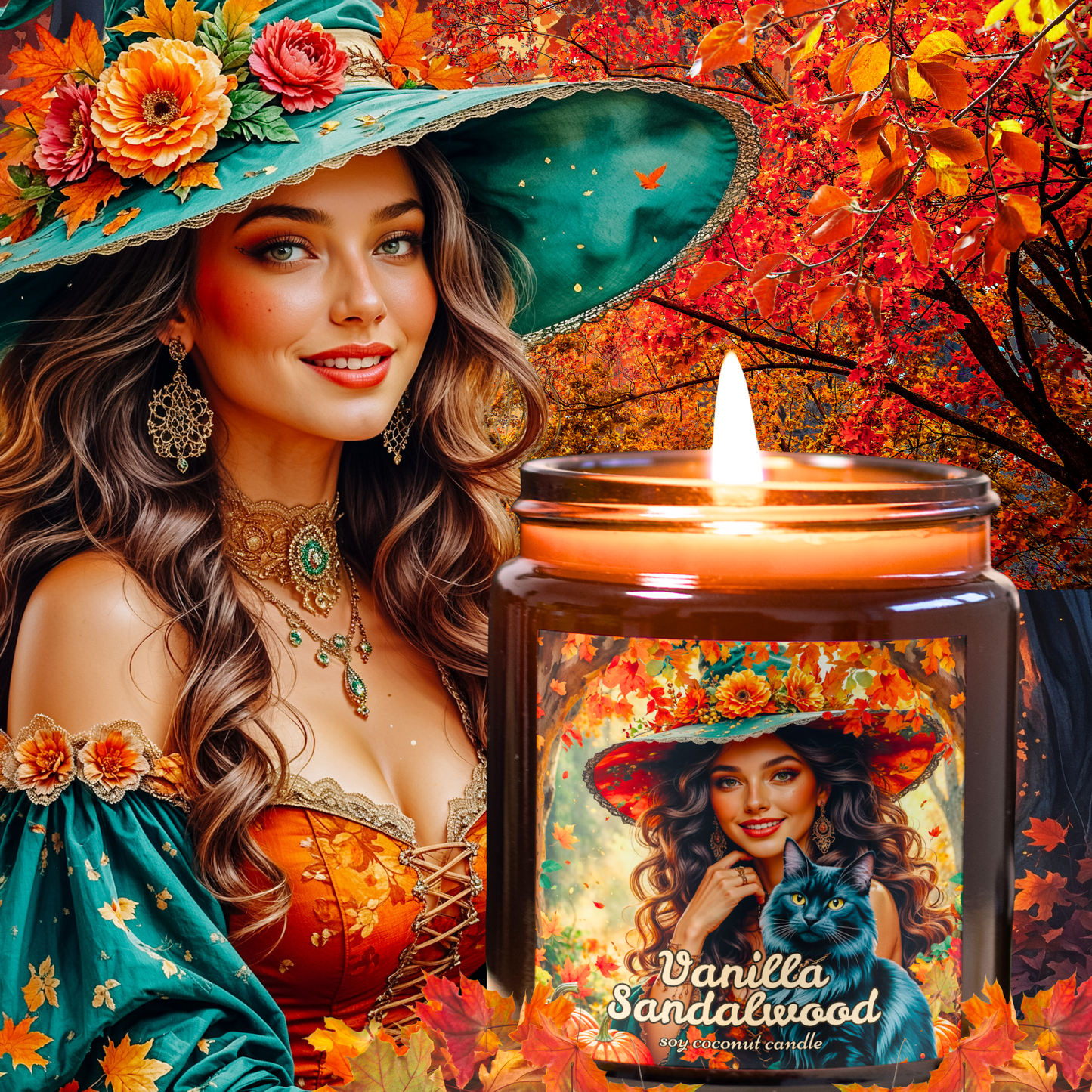 Vanilla Sandalwood Soy Candle