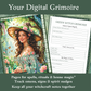 2026 Green Witch Digital Planner – Hyperlinked PDF for GoodNotes, Notability &amp; more