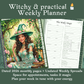 2026 Green Witch Digital Planner – Hyperlinked PDF for GoodNotes, Notability &amp; more