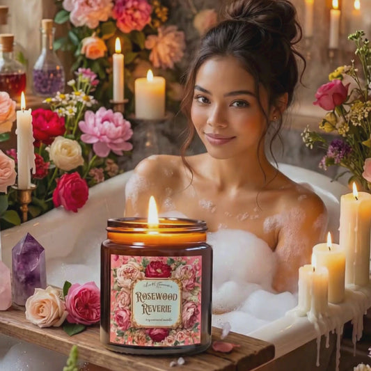 Sandalwood Rose Love Manifestation Candle